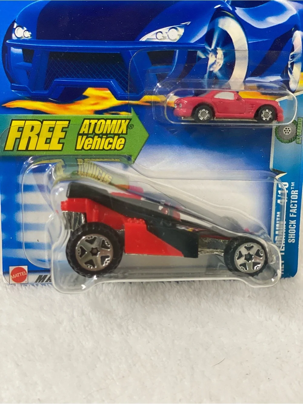 2002 Hot Wheels Alt Terrain Shock Factor #154 W/ Atomix Vehicle Collectible Toy